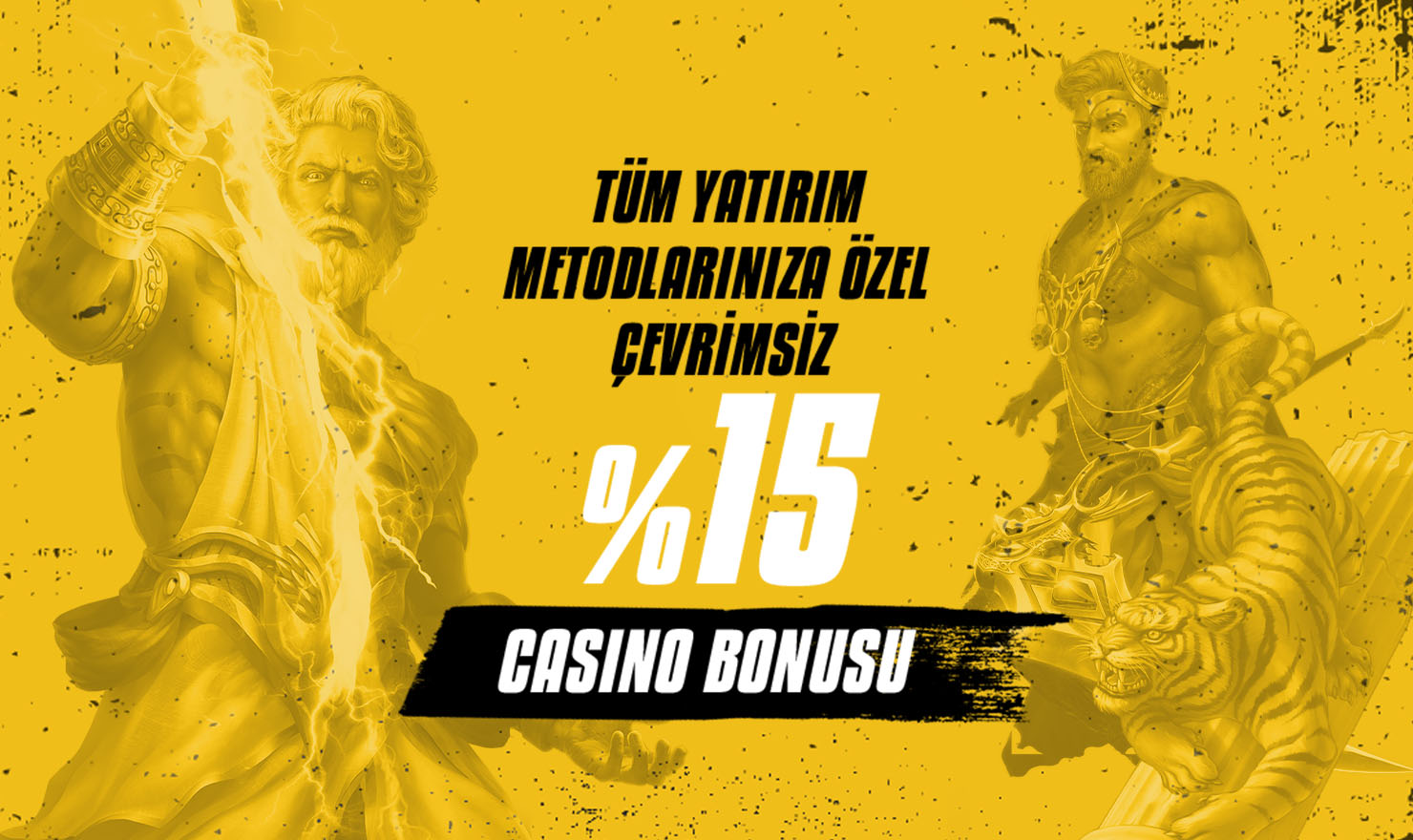 %15 Çevrimsiz Casino Yatırım Bonusu (Tüm Yatırım Metodlarına)